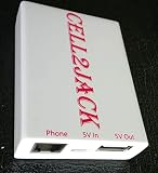 Cell2jack - adapter do telefonu komórkowego – odbieranie i odbieranie połączeń na telefonie stacjonarnym, tworzywo sztuczne, karneol