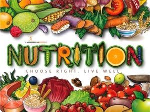 Nutrition Poster - 18" x 24" Large - Laminated
