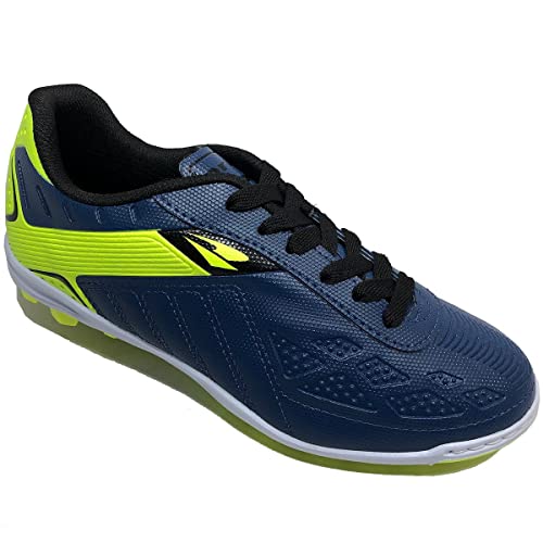 Chuteira Society Dray Topfly X2 Masculina - Marinho e Verde Limão - 40