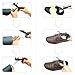 WAJJ 10 Pairs Plastic Shoe Tree Stretcher Shaper for Women Adjustable Length Shoes Boot Holder Shaper Support(Black Women)