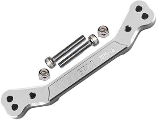 Aluminum 7075-T6 Steering Plate for Traxxas 1/8 4WD Sledge Monster Truck 95076-4 - 1Pc Set Silver