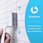 Grout Brush Cleaning,Hard Bristle Grout Cleaner for Tile Floors,Bathroom Cleaning Brushes for Scrub Shower Tile Grout, Black, 4 Pieces - Image 5