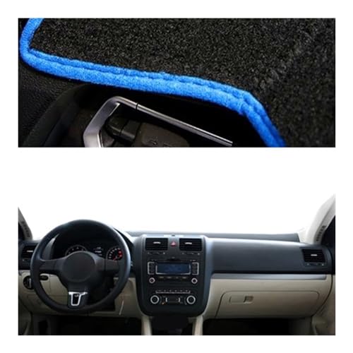 Tapis de tableau de bord pour VW Golf 5 MK5 2004-2008 protecteur noir