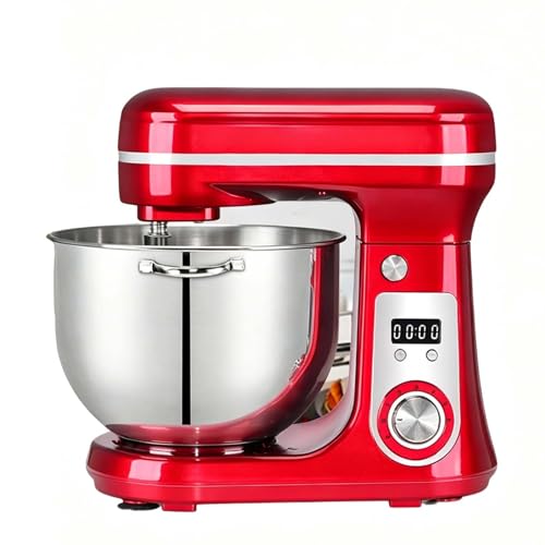 Stand Mixer, Mixers, Food Mixer, Food Processor, 6 Power Levels with Pulse Function, Planetary Mixing System, 6 L Stainless Steel Bowl, Eggbeater(D)