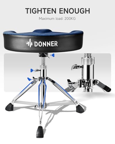 Donner DED-200X Electronic Drum Set, Electric Drum Kit with Quiet Mesh Drum Pads - image 9