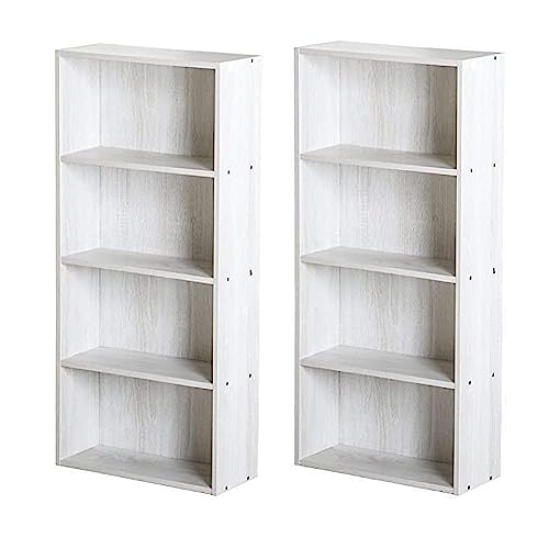 OKUNAI ���^�J���[�{�b�N�X 4�i ��42cm �{�I �X���� ���� CD ���[ (�Q�Z�b�g, �A�b�V���z���C�g) ��4 ash�� 2