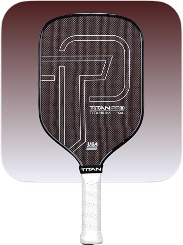 Titan Pickleball Titanium Pro Pickleball Paddles, 8mm PP