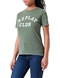 Replay Damen W3510A T-Shirt, 481 Green, L