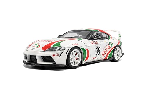 Solido 1:18 Scale Toyota GR Supra Toyota Racing Tribute White 2024 Diecast Model Car S1809007