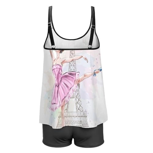 Maillot de bain tankini couvrant pour bouger librement sur la plage