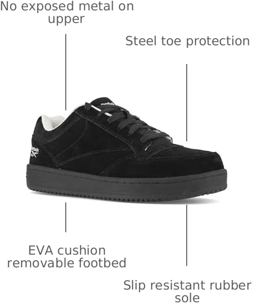 Amazon.com | Reebok Work RB1910 Mens Soyay Safety Toe Skateboard