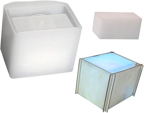 EXCEART 1 juego de almacenamiento de plantas de resina para ojos epoxi de taza contenedor de flores pincel maceta lápices moldes para manualidades