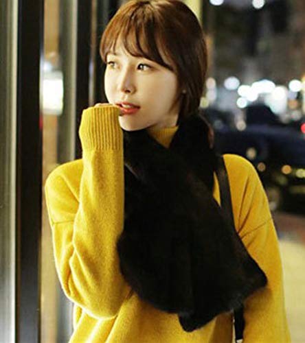 ココマリ ふわふわ フェイク ファー マフラー あったかい 差し込み もこもこ ティペット 冬 防寒 スヌード レディース の商品画像 3