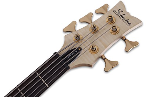 Schecter Stiletto Custom-5 Electric Bass (5 String, Natural Satin) #TOP5
