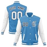 Ultimate Shinya Oda Persona 5 Cosplay Costume Guide 2 Powder Blue & White Varsity Jacket