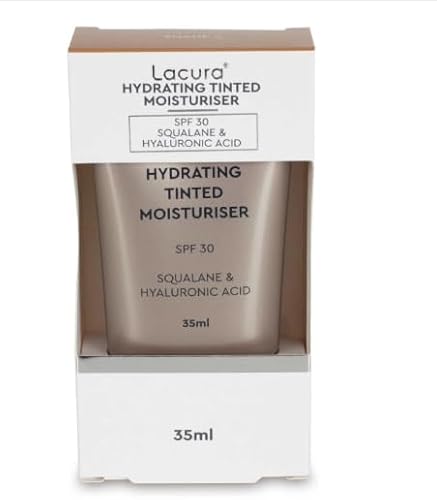 Hydrating Tinted Moisturiser SPF30 with Squalane & Hyaluronic Acid, 35ml, Various Shades (Shade 1)