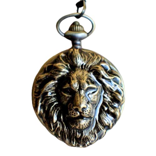 Lion Mechanical Pocket Watch Pendant #TOP1