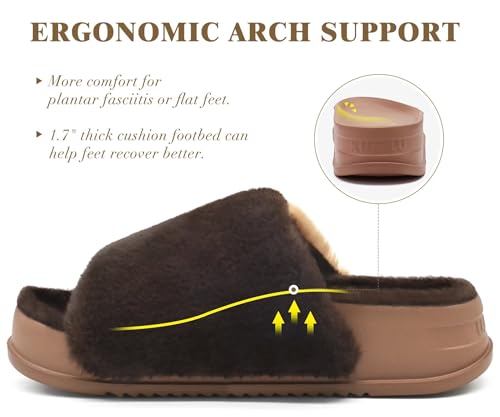 Image of KuaiLu Women's Orthotic Arch Support Slippers