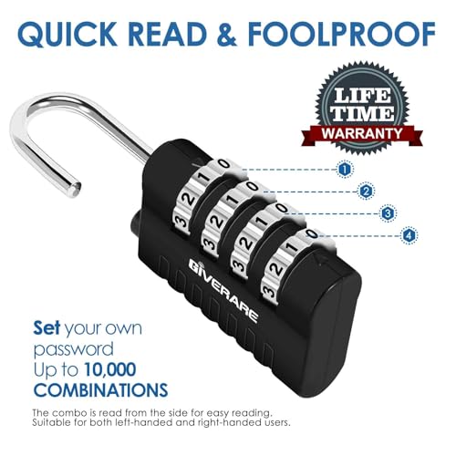 The 28 Best 4 Digit Combination Locks of 2026 [Verified] - Cherry Picks