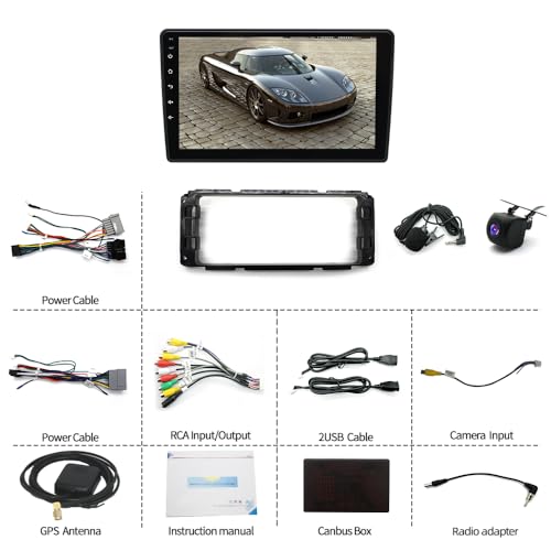 Car Stereo Fit for Dodge Ram 1500 2500 2500 3500 2002-2005 Touchscreen 9