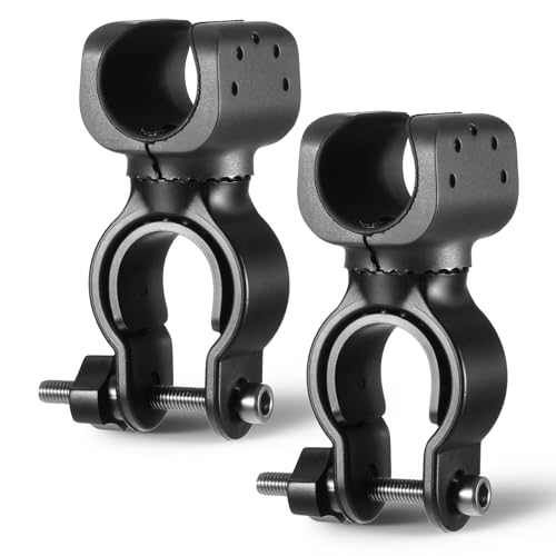 Alrhso 2 Pcs Cane Holder for Walker Wheelchair Walker Universal Walking Stick Holder Accessories Walkers Attachments for Drive Rollator Wheelchairs Electric Scooters