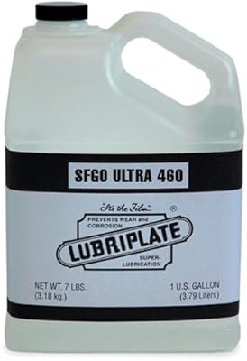 Lubriplate L0987-057 SFGO Ultra 460 Synthetic, PAO-based, High-Performance, Super Multi-Purpose, Fluid Lubricant, 1 Gallon Jug (Pack of 4)