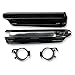 UFO Plastics FRK SLDR GRD BK YZ 1/2 96-04 Body Plastics Fork Slider Protectors BLK YZ/WR 1/2/40/42/45 96-03 - YA03803-001