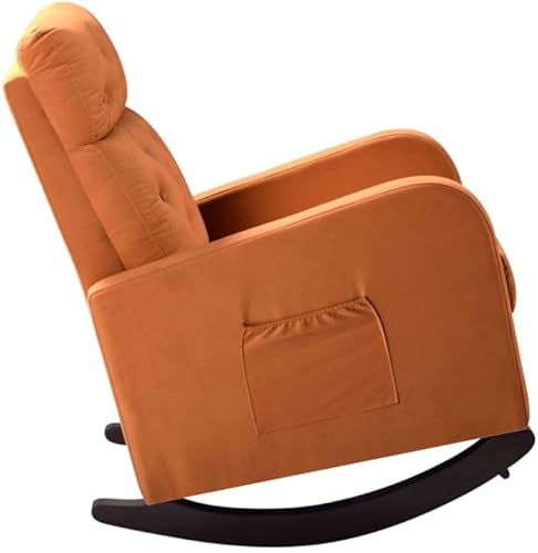 Miniatura 5 de Moderno, patas de madera maciza de 26 pulgadas, bolsillo lateral, con brazos cuadrados, respaldo alto de terciopelo para interiores y exteriores,