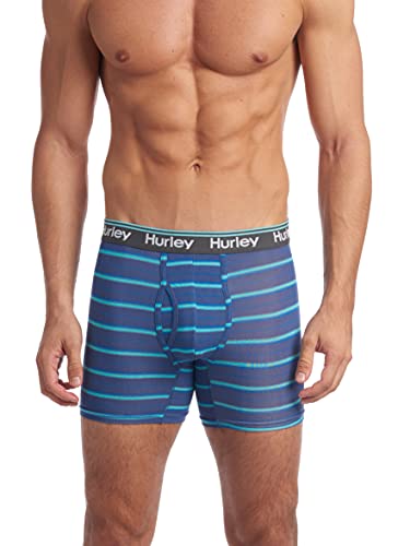 Boxer briefs Hombre Hurley calzoncillos sin rozaduras con soporte anatómico pack de 2