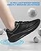 XUVUVJU Non Slip Work Shoes for Women Black Food Service Slip Resistant Shoes Waterproof Kitchen Chef Walking Sneakers Nursing Standing All Day