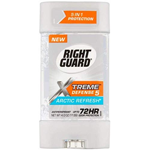 Right Guard Xtreme Clear Arctic Refresh Gel Antitranspirante 4oz x7