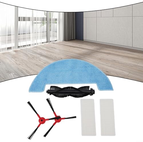Kit de accesorios para barredora para 360 para robots SmartAI, se adapta a modelos G50/30V Max/C50 con cepillo de rodillo, paño de fregona y más