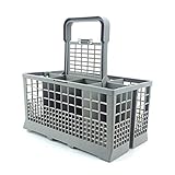 Funktion: Teiler Deckel ermöglicht eine bessere Reinigung, da ausgewählte Besteckteile weiter auseinander stehen können. Hochwertiger Ersatzkorb, der Besteck bequem aufbewahrt und Besteck für die Reinigung organisiert werden kann.