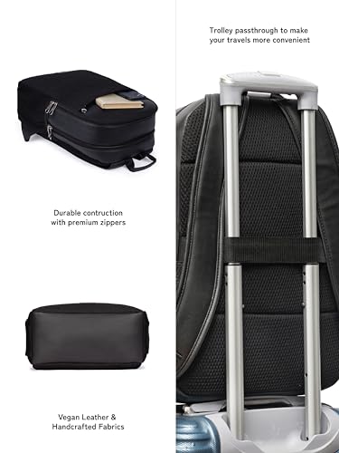Image of ZOUK Statement Backpack 16.9 L Medium Water Restant Office Laptop Bag /Backpack for Men with padded Tablet & Laptop Compartment - 15.6 inch