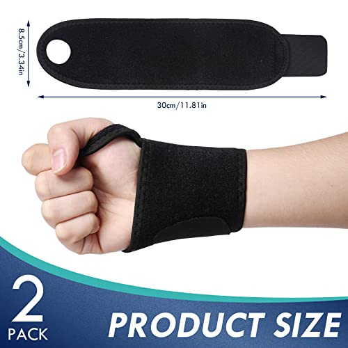 Yogingo 2 Pack Wrist Brace For Right&Left Hand - Wrist Wraps For Men&Women - Adjustable Wrist Band For Sports Protecting/Tendonitis Pain Relief/Injury Recovery/Daily Work,Carpal Tunnel Wrist Brace #TOP2