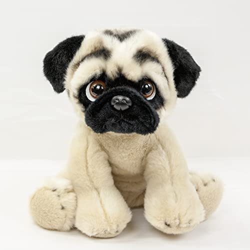 Teddys Rothenburg Kuscheltier Mops 30 cm sitzend Hund Plüschhund