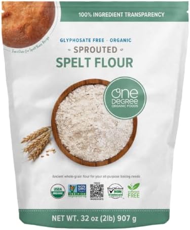 One Degree Organics Sprouted Spelt Flour, 32oz