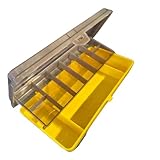 Maleta de Pesca Portátil Caixa Organizadora de Iscas de Pesca com Camada Dupla Compacta e Prática