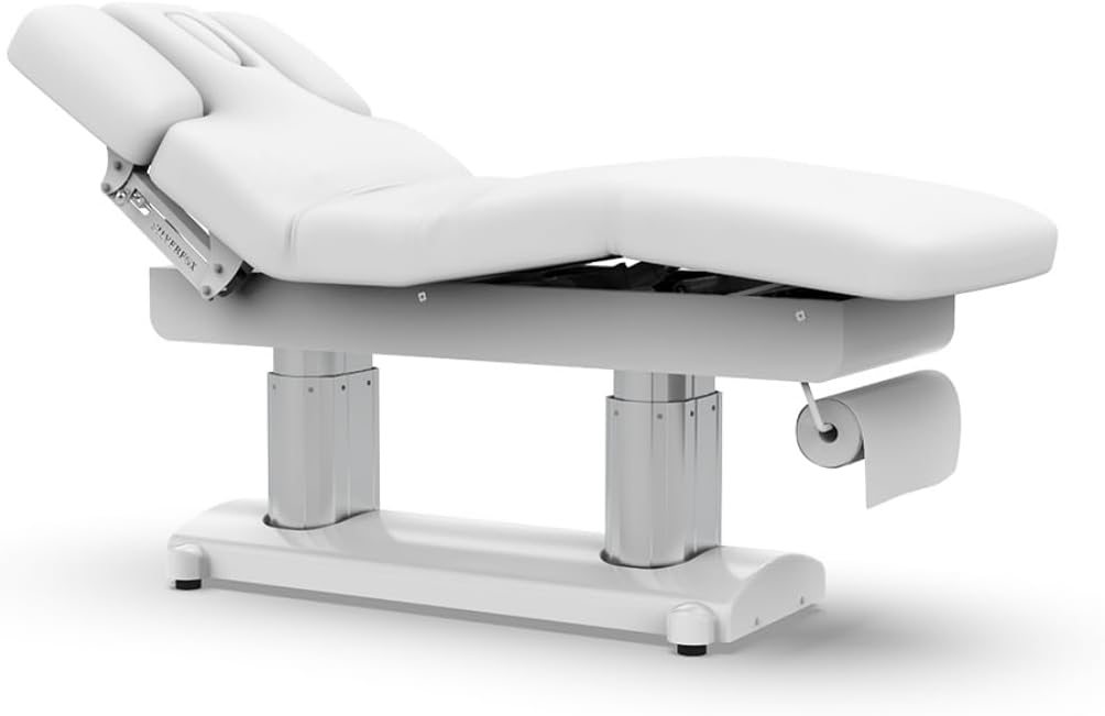 GreenLife 4 Motor Luxury Electric Massage Table Spa Bed Facial Treatment Bed Adjustable Single Panel Silverfox 2249, White GreenLife 4 Motor Luxury Electric Massage Table Spa Bed Facial Treatment Bed Adjustable Single Panel Silverfox 2249, White