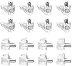Lot De 10 Taquets D'étagère En Acier Zingué - Diamètre 5 Mm, Neufs, Pour Placard Ou Rangement