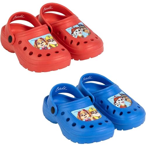 Zuecos Paw Patrol Niños Licencia Oficial Calzado Cómodo y Ergonómico Suela Antideslizante y Diseño Exclusivo
