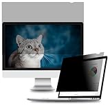 WELINC 24 Inch - 16:9 Aspect Ratio - Computer Privacy Screen Filter for Widescreen Monitor - Anti-Glare - Anti-Scratch Protector Film - Protects Your Eyes from Harmful Glare and Blue Light