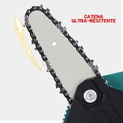 Mini Motosega, Motosega elettrica a Batteria da 4 Pollici con