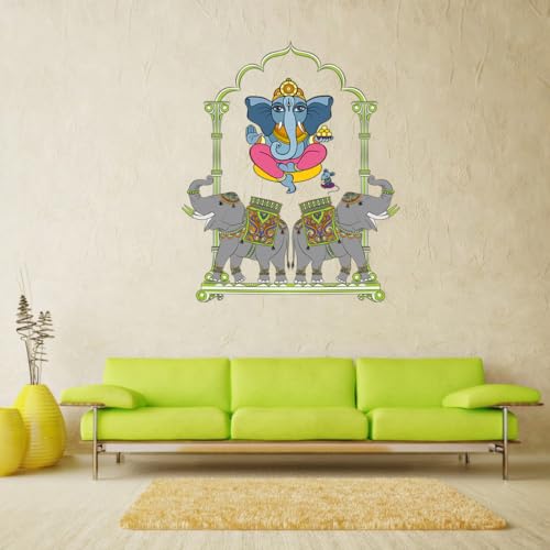 Image of Rangoli Vinyl Wall Sticker Self-Adhesive Wall Decor for Home, Office, Bedroom, and Living Room Decor Easy to Apply & Peel. Parent 5, Design-25