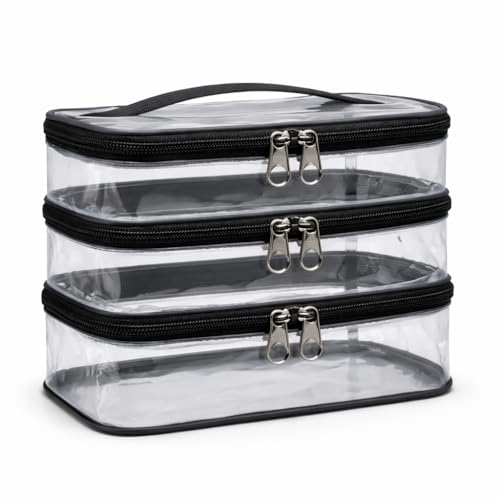 Image of ELDE 3-Layer Multipurpose Organizer Pouch for Travel & Home | Medicine Organizer and Medicine Box for Home | Morning-Noon-Night Slots | Makeup Organisers & Toiletry Bag | Pill Storage Bag (2)