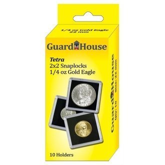 Guardhouse – 2×2 1/4 Oz AGE Tetra Snaplock, Coin Holders-10...