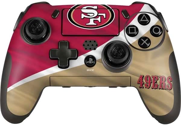 Skinit Decal Gaming Skin Compatible with Playstation Scuf Vantage 2 Controller - Officially Licensed NFL San Francisco 49ers Design