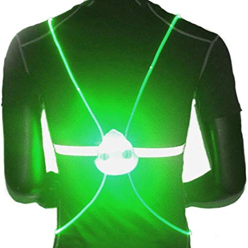 LED Running Vest Luminous Safety Vests Light Up Sports Vest Fiber Optic