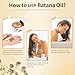 Batana Oil for Hair Growth, 100% Pure & Organic, Cold Pressed Traditional Palm Nut, Unrefined Hair Growth Oil Prevents Hair Loss