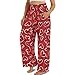 Flaishyardaw Heart Wide Leg Palazzo Pants for Women High Waist Valentines Trousers Dressy Casual High Waisted Lounge Pants with Pockets Fashion Pajama Pants Soft Date Night Outfits M